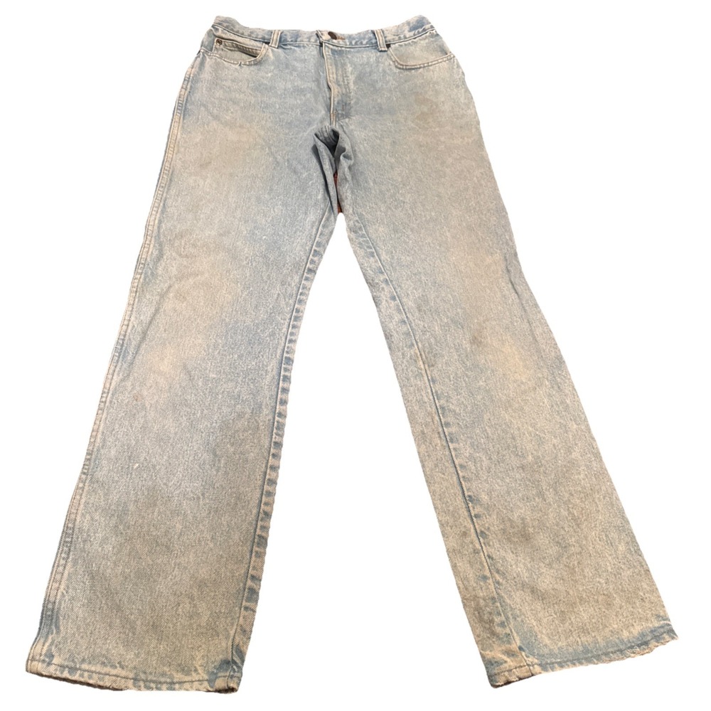 Vintage A.R. Blues Jeans Men's 32x32 Light Wash Straight Leg USA Cotton Denim